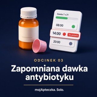 Odcinek 3 — Zapomniałam dawki antybiotyku. Co teraz, mamo?